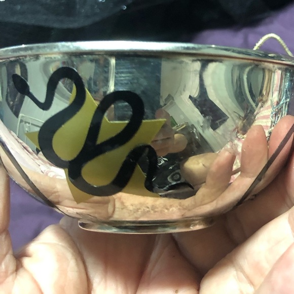 Silver Bowl with Pentagram Design - Picture 5 of 7